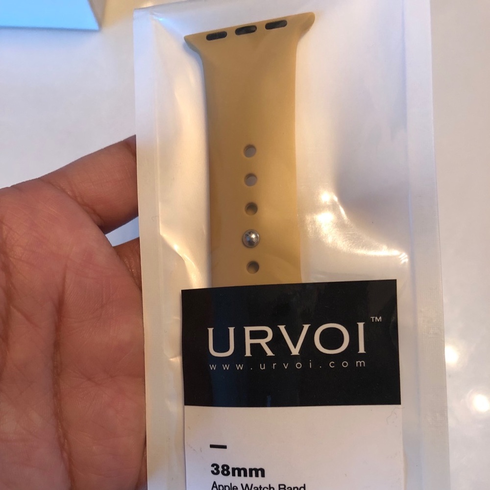 Tan 38 mm Apple Watch band